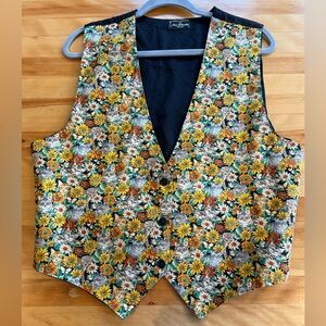 Vintage Cat Vest by Ginger Propper size large